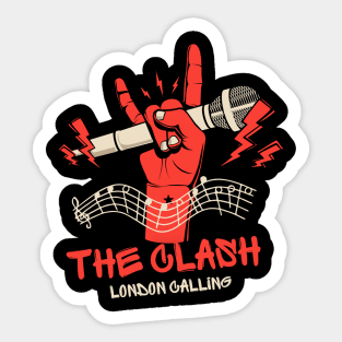 The clash Sticker